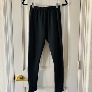 Brooks Mens Black Drawstring Elastic Waist Athletic Activewear Leggings | Small